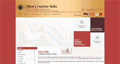 Desktop Screenshot of mittalcreationsindia.com